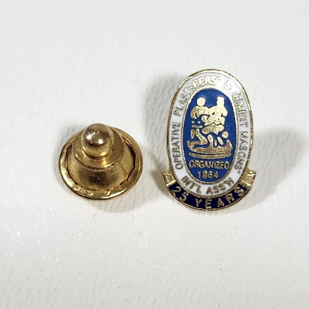Operative Plasterers & Cement Masons International Association 25 Year Pin